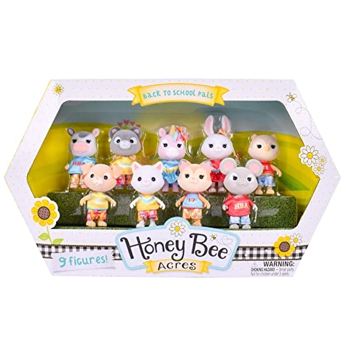 Honey Bee Acres Back to School Pals - 36 months Misty Leo Calvin Coco Lulu Shadow Pippa Hoot Willow 9 pieces