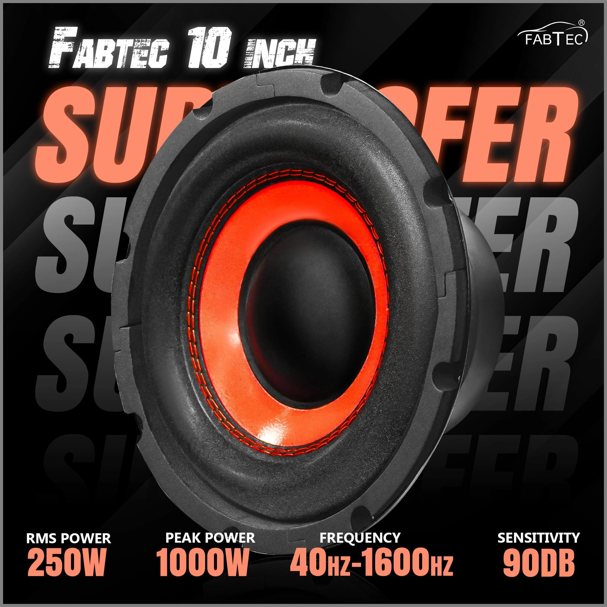 10 Inch Subwoofer - 250W