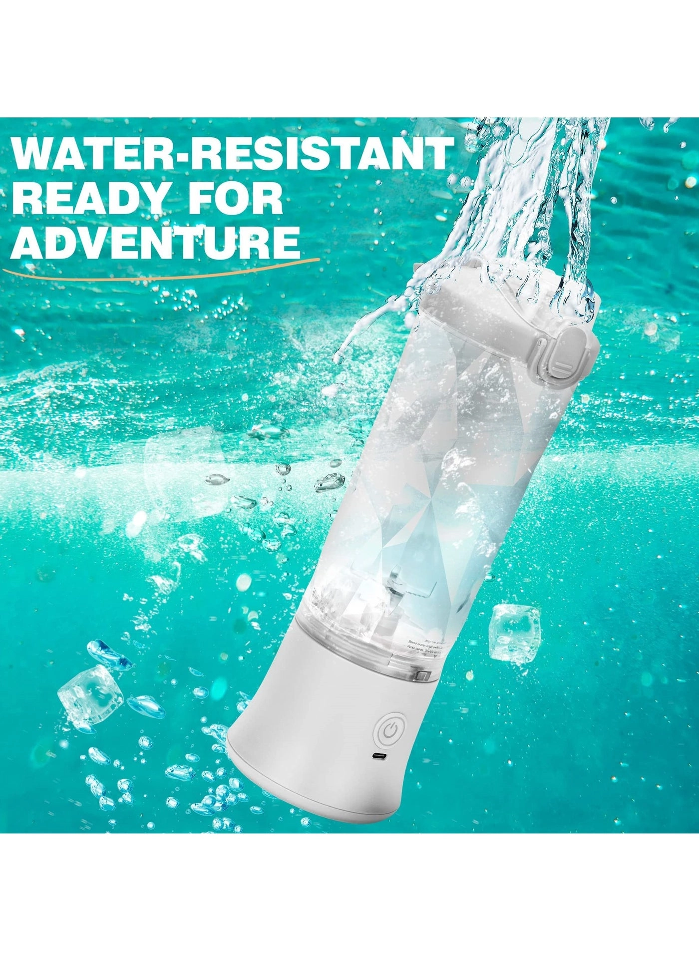 Portable Personal Blender - 6-Blade USB Rechargeable Portable