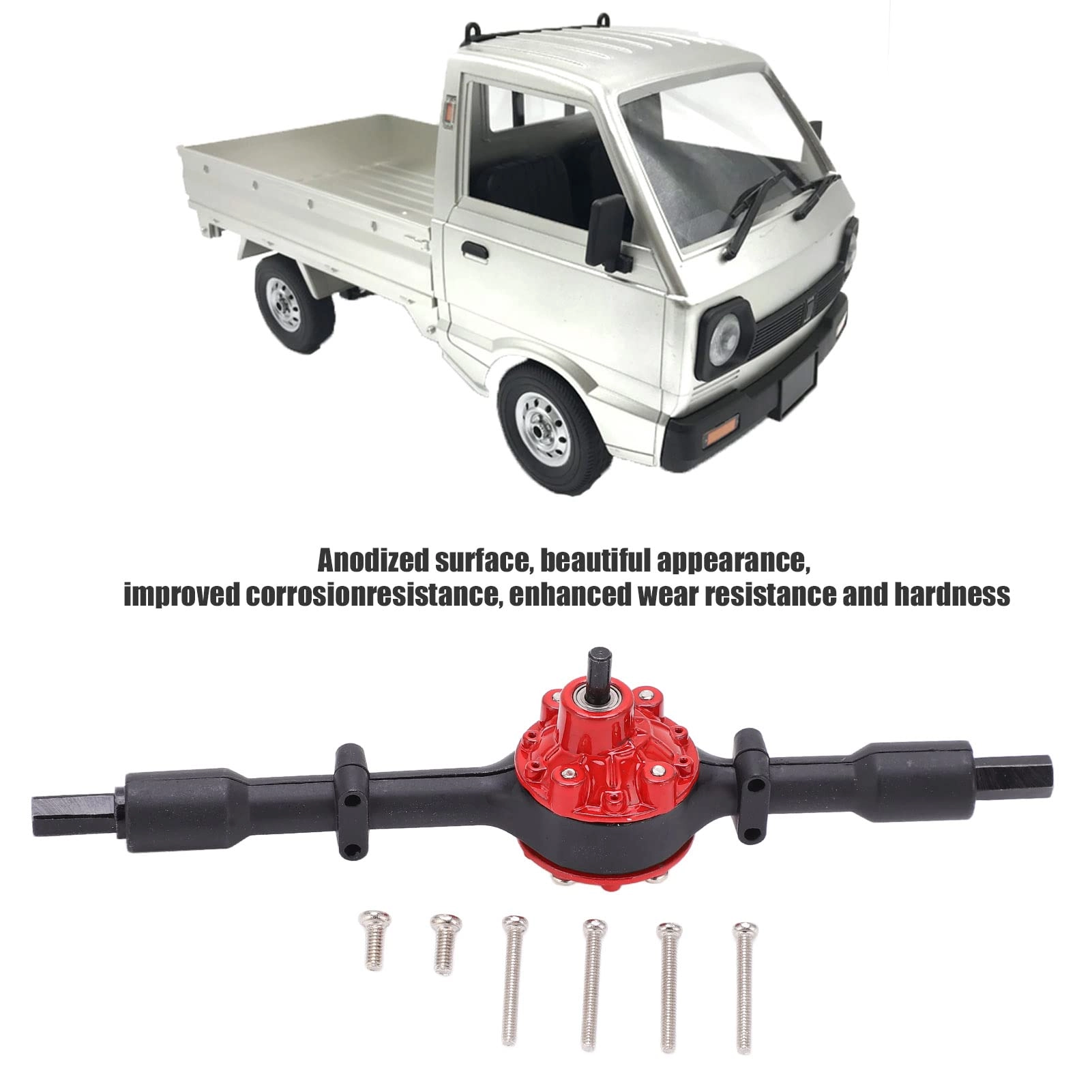 Metal Front Rear Axle Set - 1/12