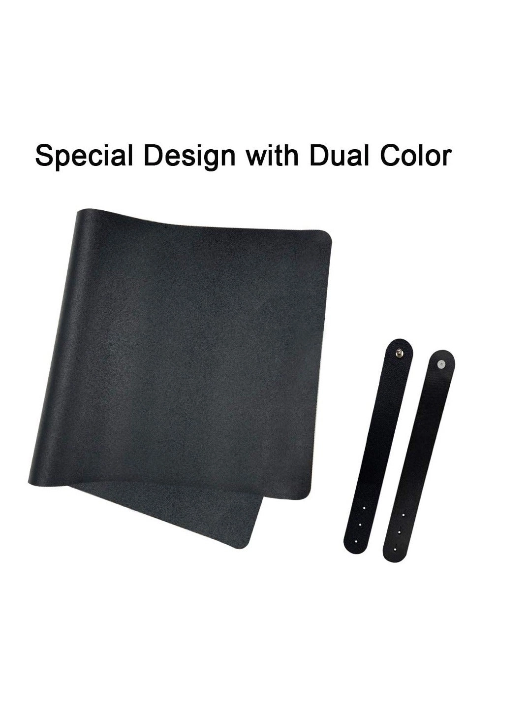 20239192 Large PU Leather Gaming Mouse Pad - 80x40 cm