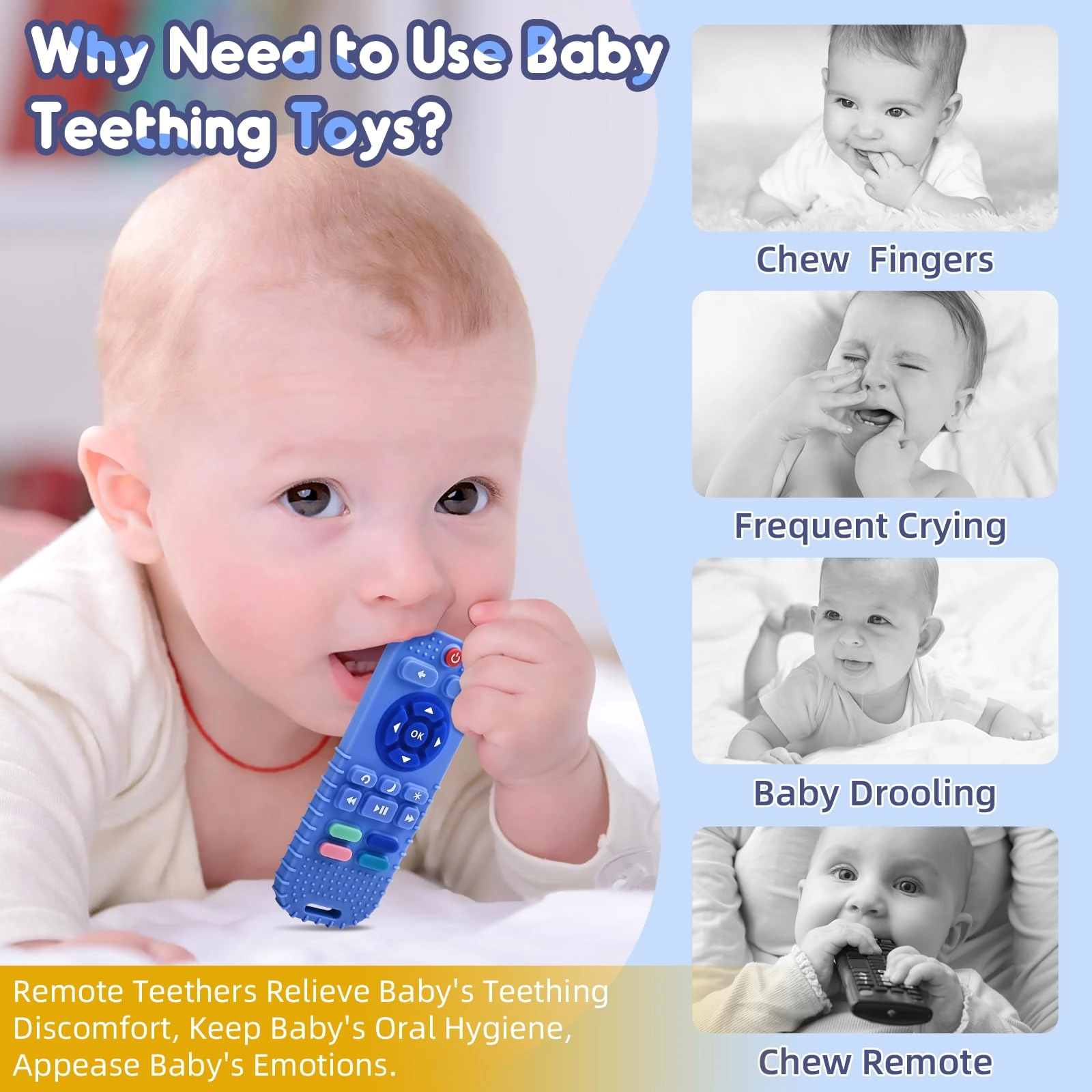 Remote Control Teether - Silicone