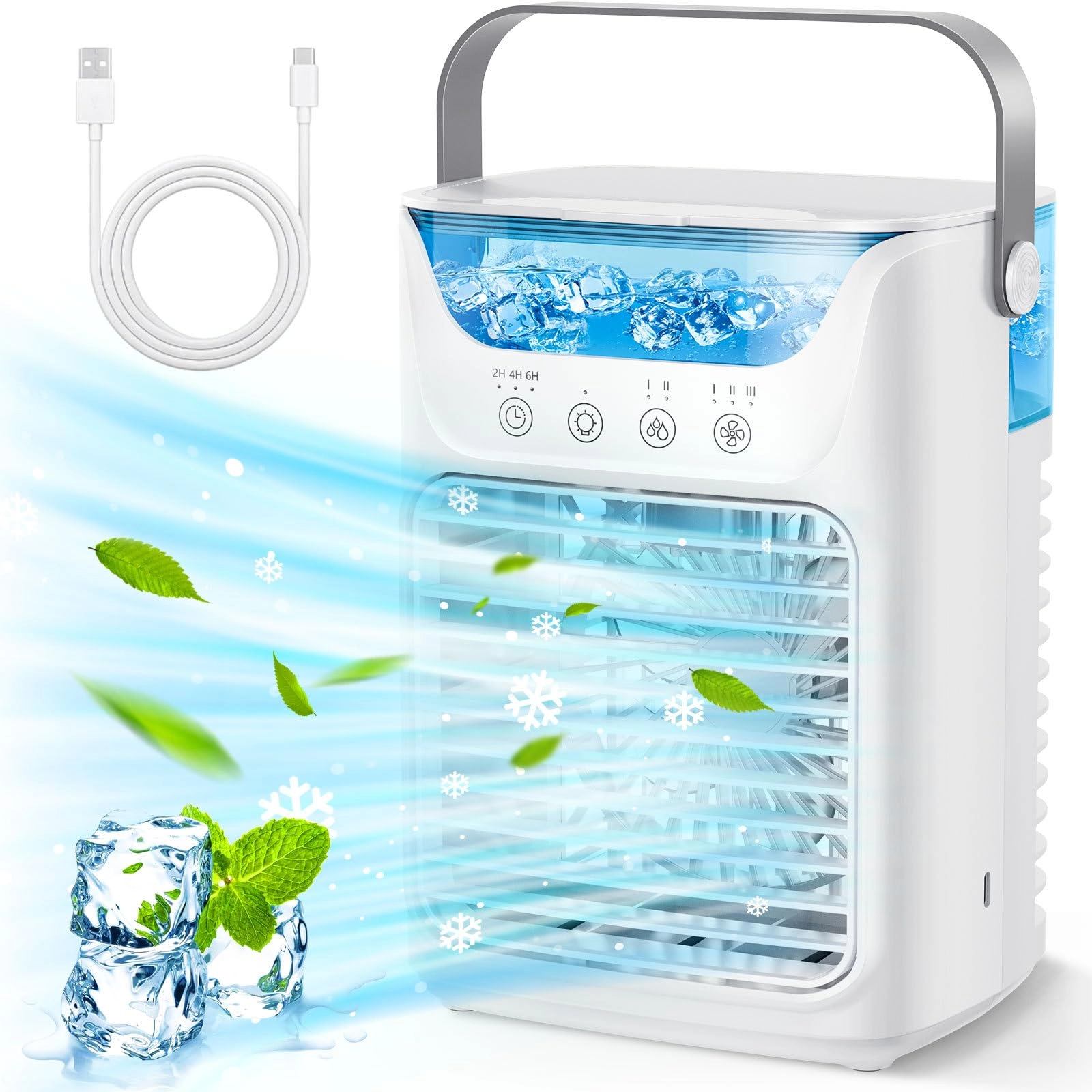 TOFUNTOY Personal Air Cooler - 10 watts