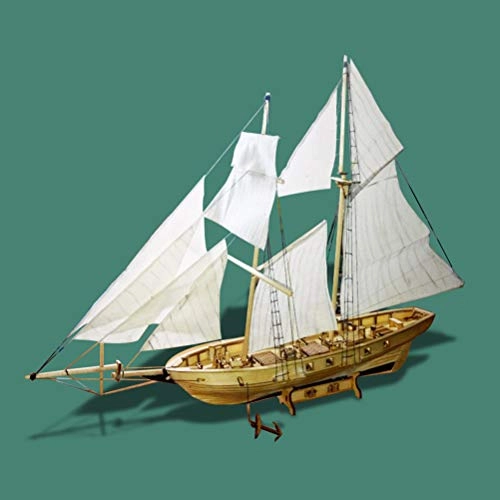Sailboat Ship Kit - 400*150*270mm Wood Color