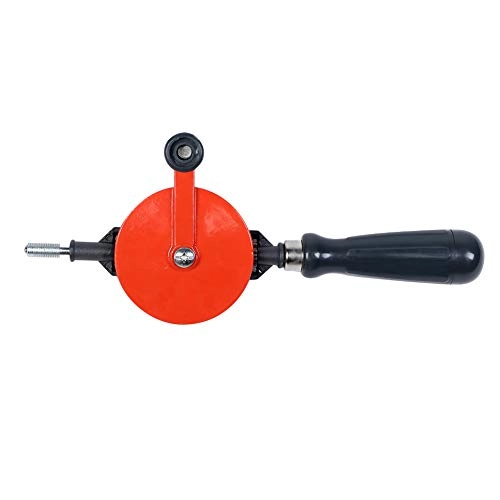 Manual Woodworking Hand Drill - 1/4in 3/8in Double Gear Drive