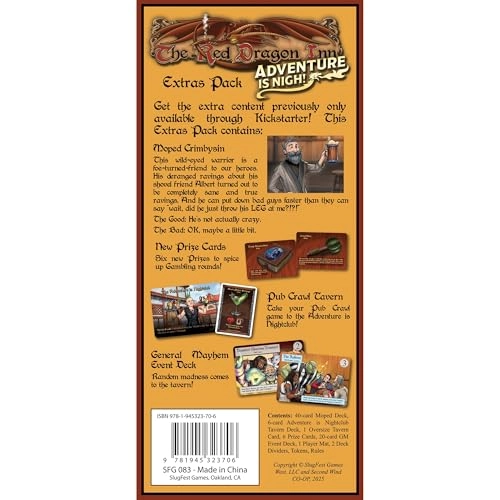 The Red Dragon Inn: Adventure is Nigh: Extras Pack