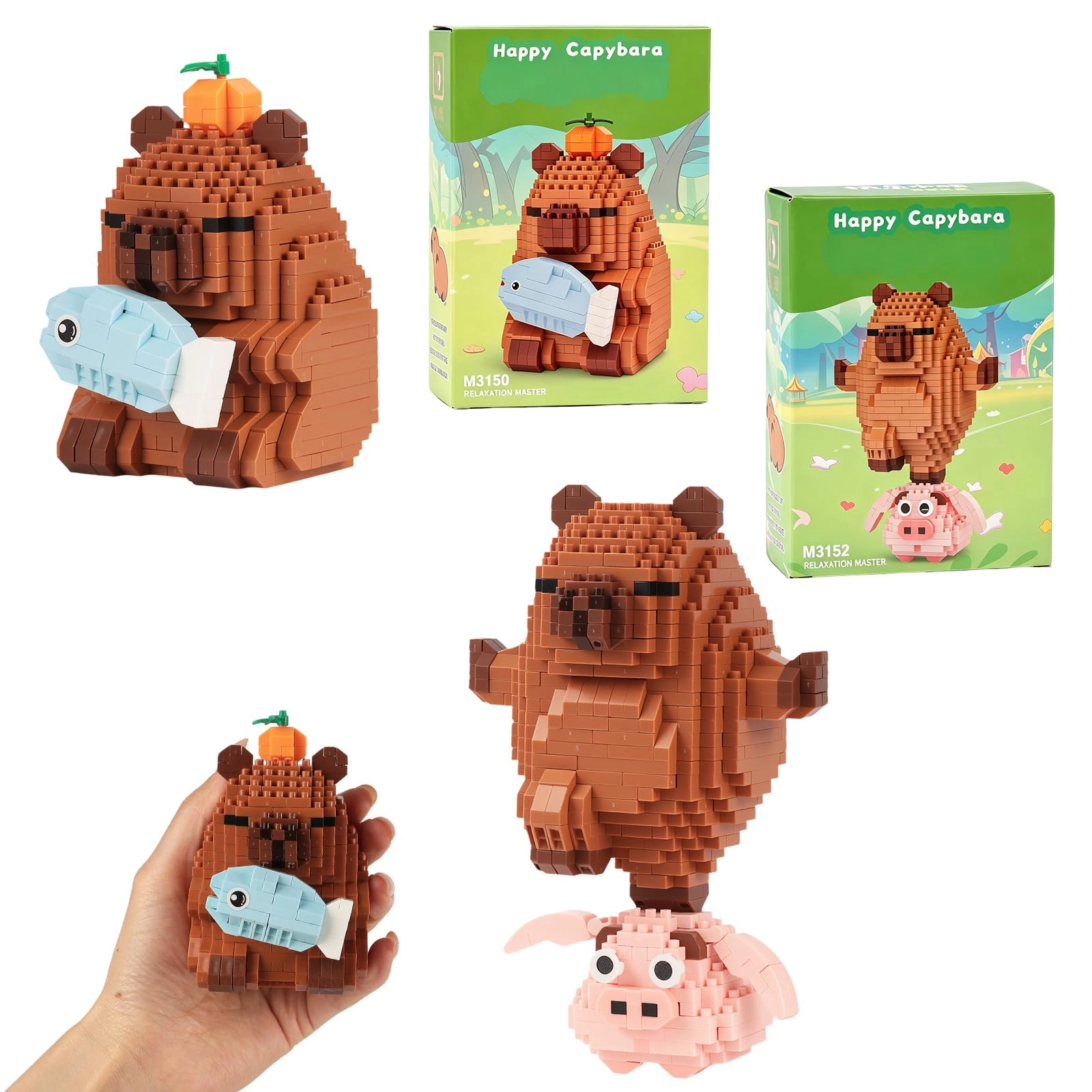 Lixstyea Capybara Building Blocks