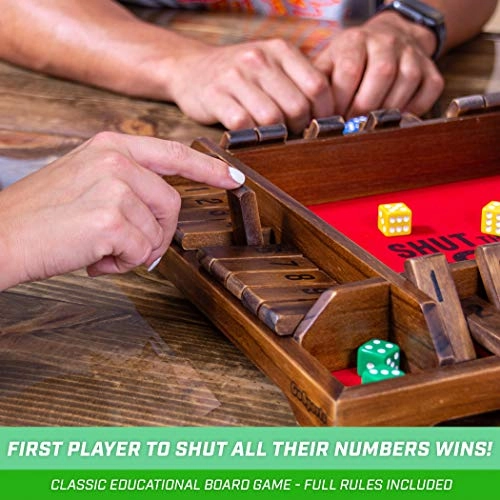 Shut the Box - Premium Wooden 4 Player