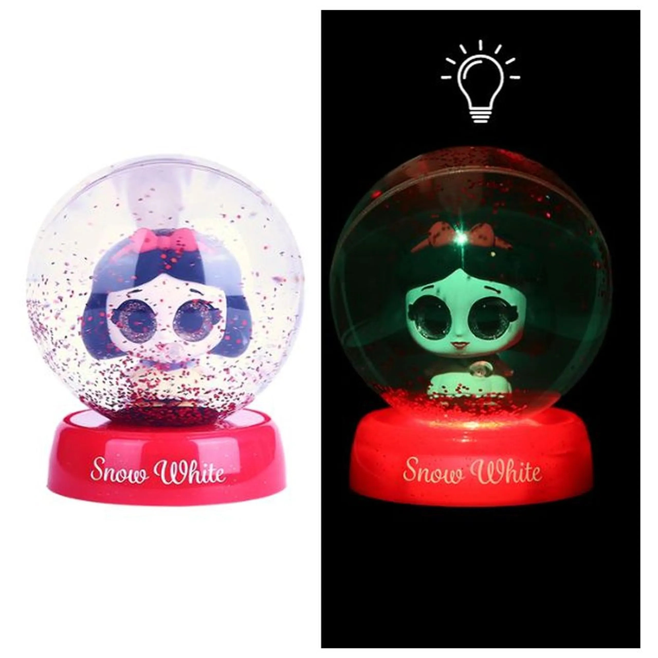 Snow Light-Up Bouncing Balls - Suitable for 3 years & above 6 Pcs