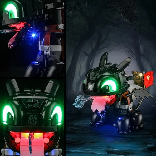 Light for LEGO 10375 How to Train Your Dragon: Toothless Set - Plastic How to Train Your Dragon: Toothless 1