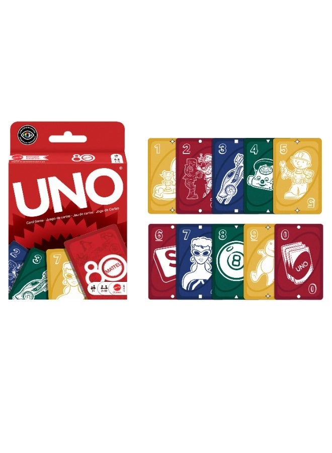 UNO: 80th Ruby Red - Card Game