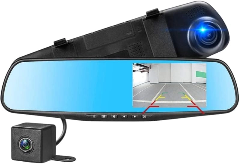 Orlenic Dash Cam Mirror - 1080P Full HD