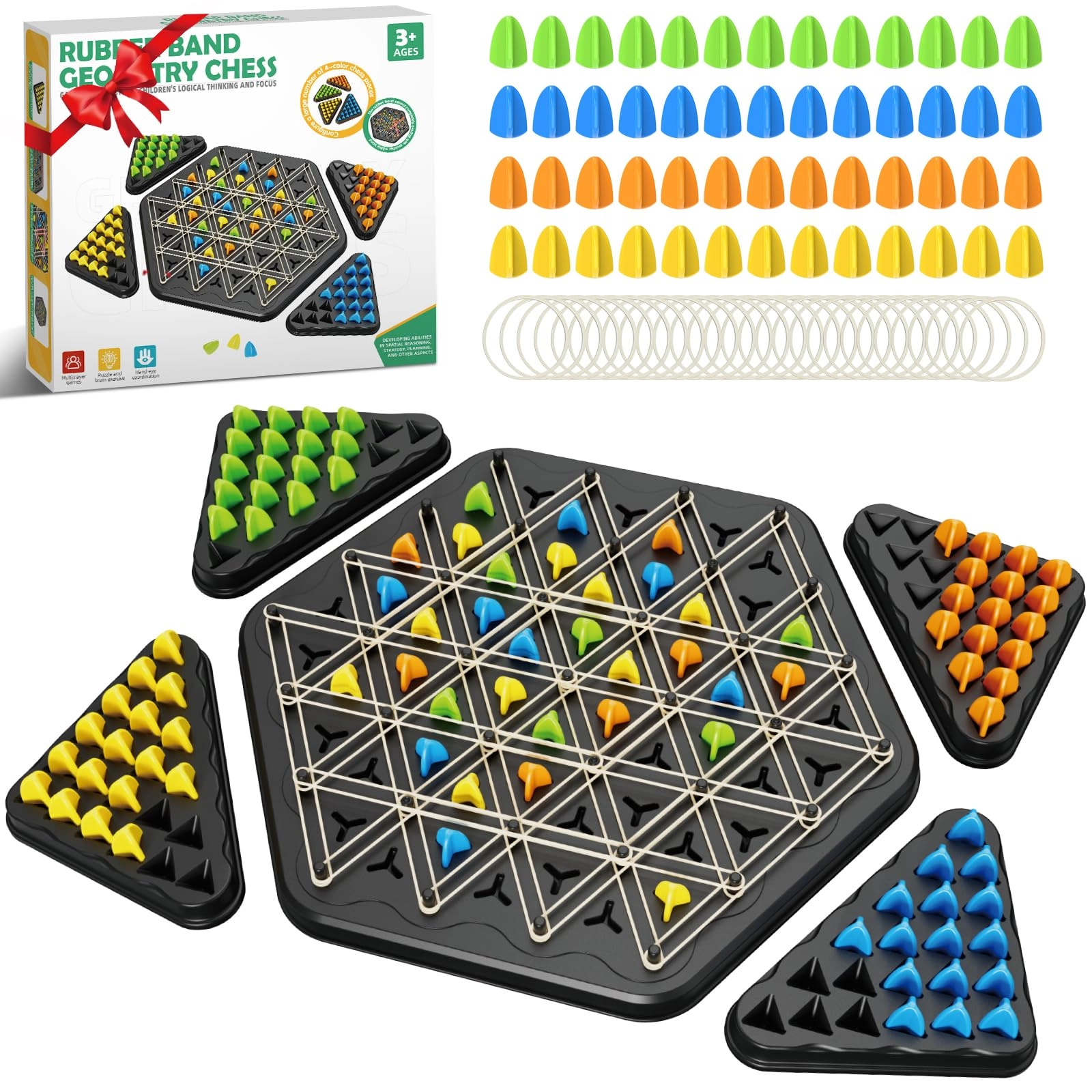 LLESSOO Triangle Chain - Portable Multi-color