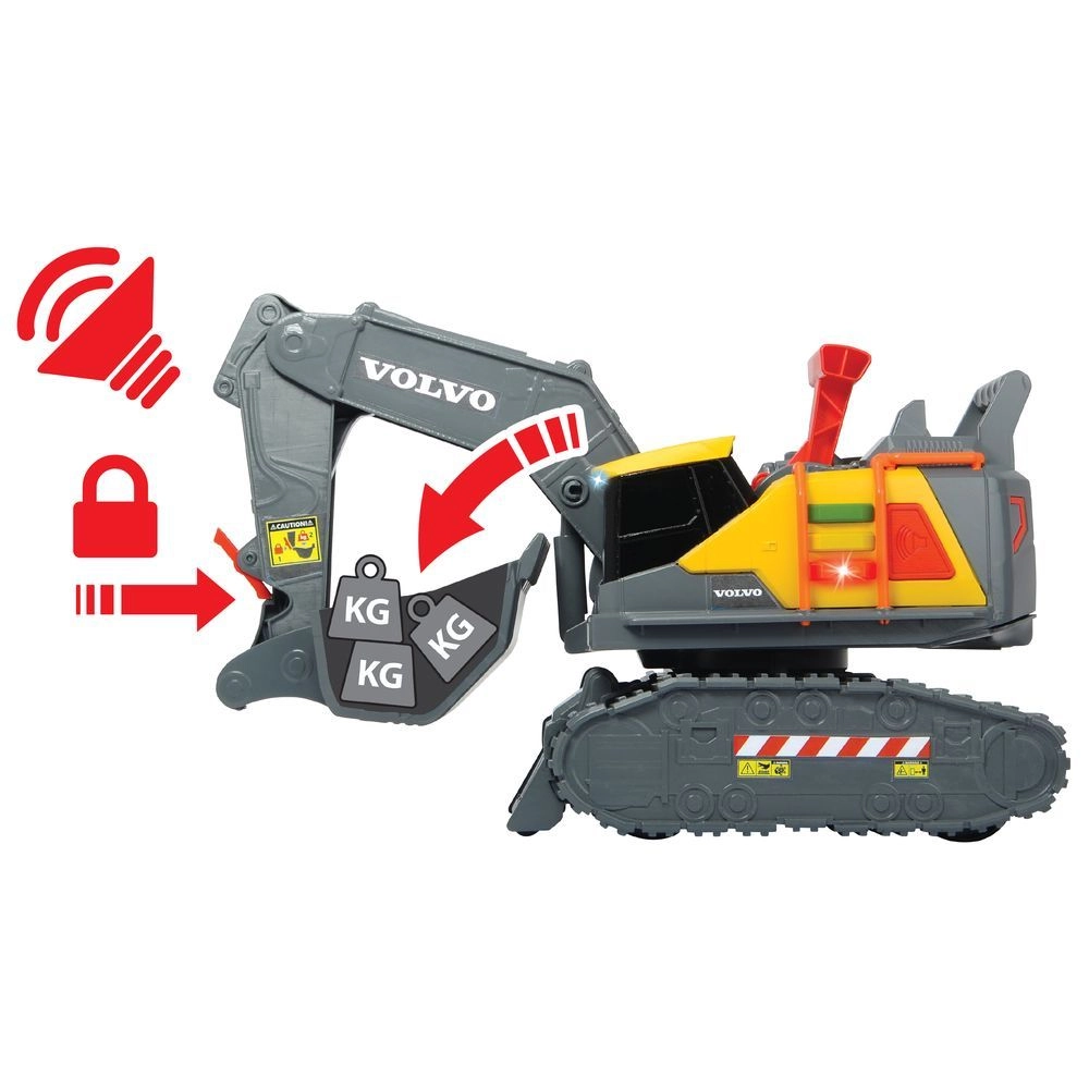 Volvo Weight Lift Excavator - 18 x 34 x 25 cm 3+