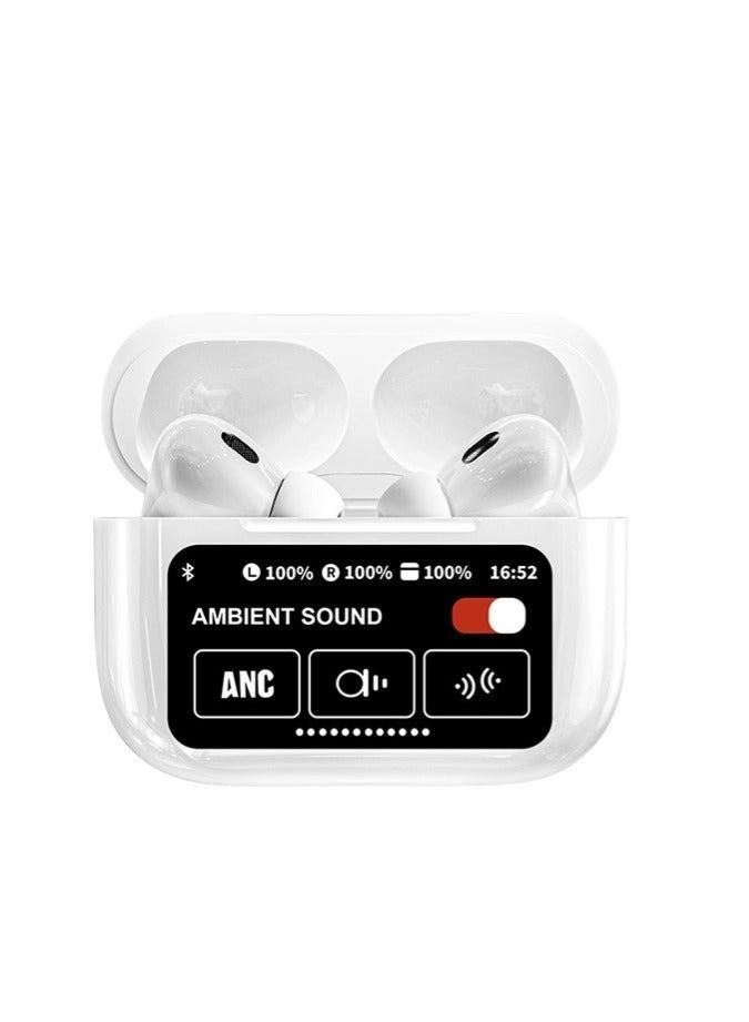 AI Translation Earphones - LED Smart Touch Screen Active Noise Cancellation Long Battery Life