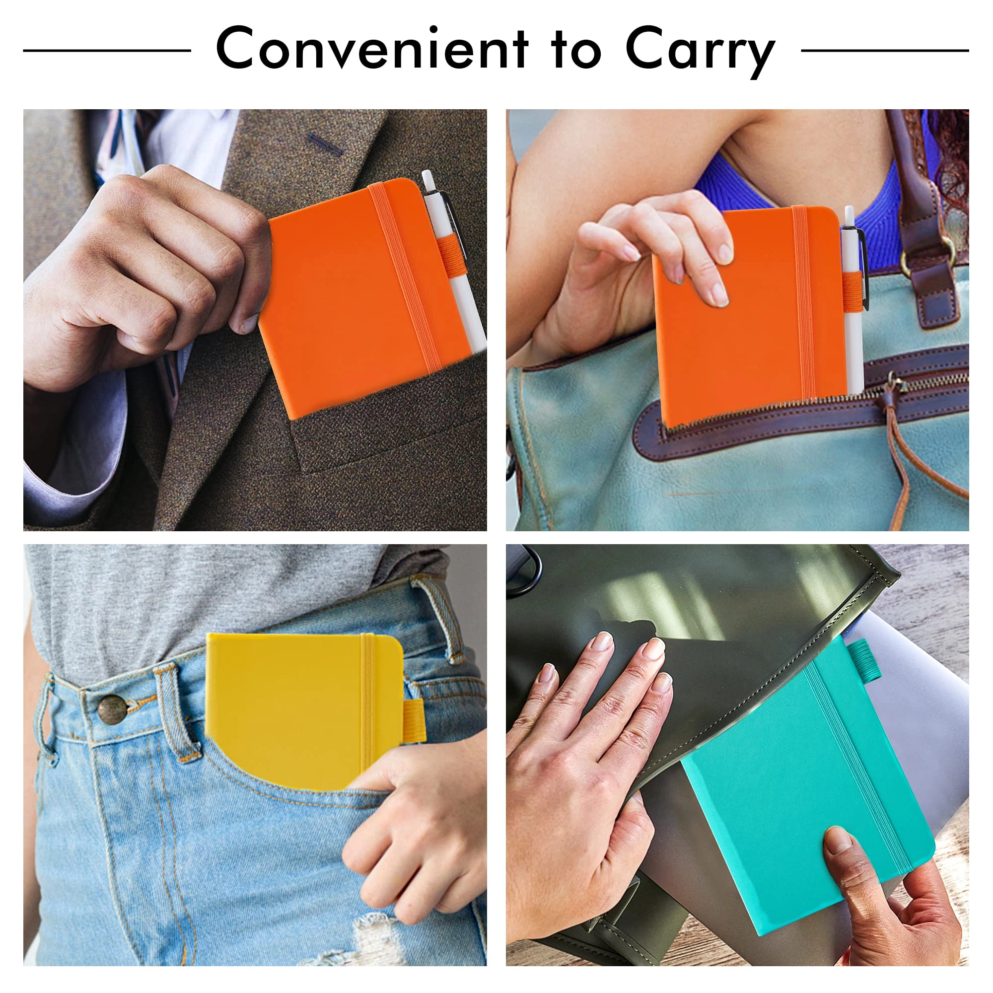 Pocket Notebook A6 Hardcover - Lined 56 Sheets