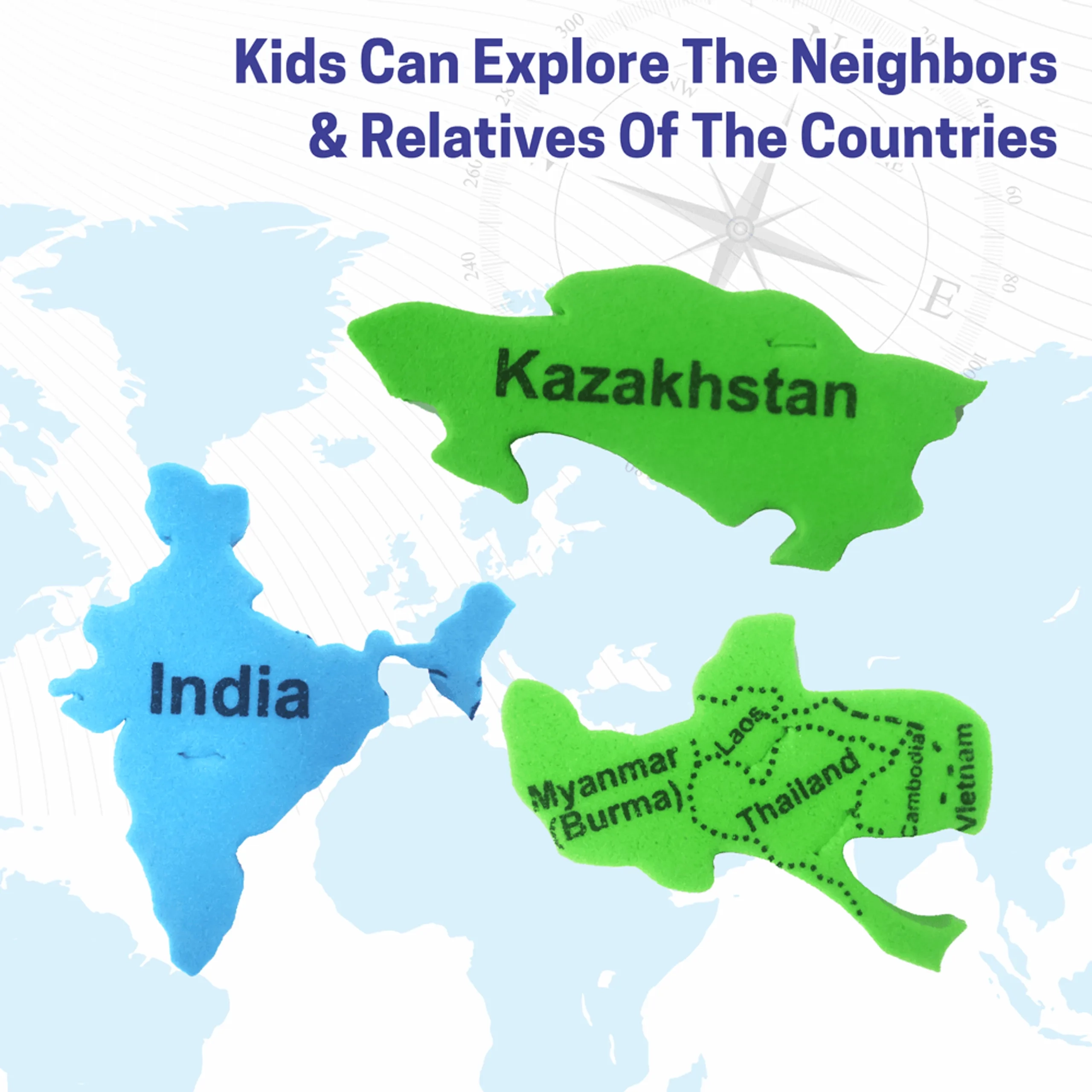 Mapsterworld Map Puzzle (46966191-AT238) - 61 pcs