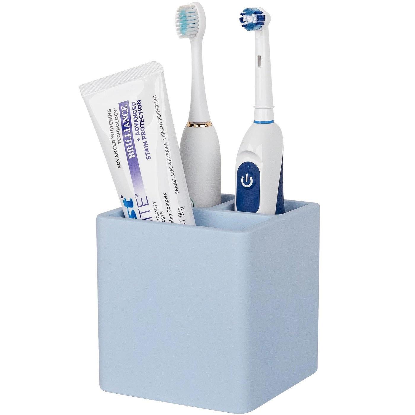 Diatomite Toothbrush Holder - Bathroom Countertop Shower Vanity 3 Slots