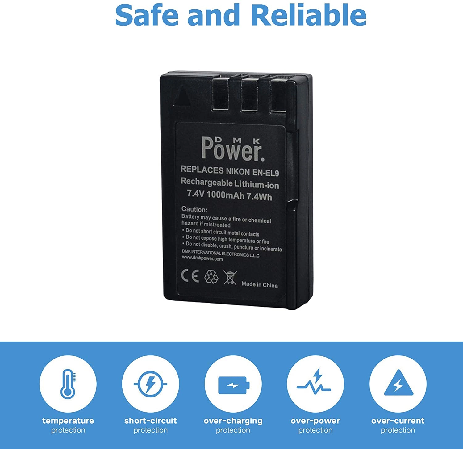 EN-EL9 EN-EL9A - 1000Mah