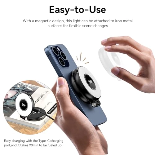 Fill Light - MagSafe Adjustable Brightness USB-C Rechargeable