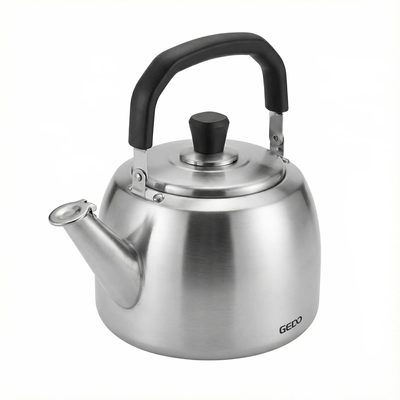 gedo Stainless Steel Whistling Tea Kettle - 5.2 Quarts