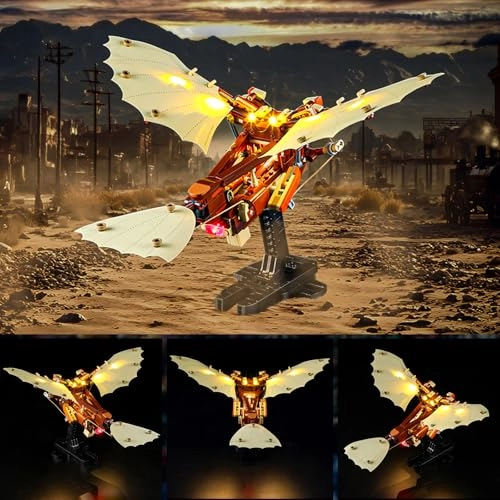 LED Light for LEGO 10363 ICONS Leonardo da Vinci's Flying Machine - Plastic