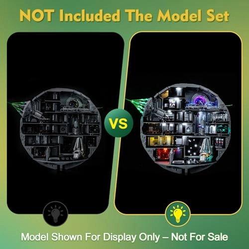 Light kit - Compatible with 75419 Death Star LED Standard Version