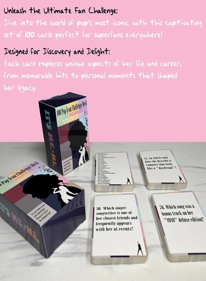 Enchanted Pop Star - Card Game 100 Question & Answer Cards