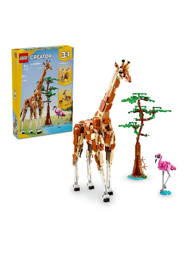 Wild Safari Animals (31150) - 3in1 Giraffe Gazelle Lion