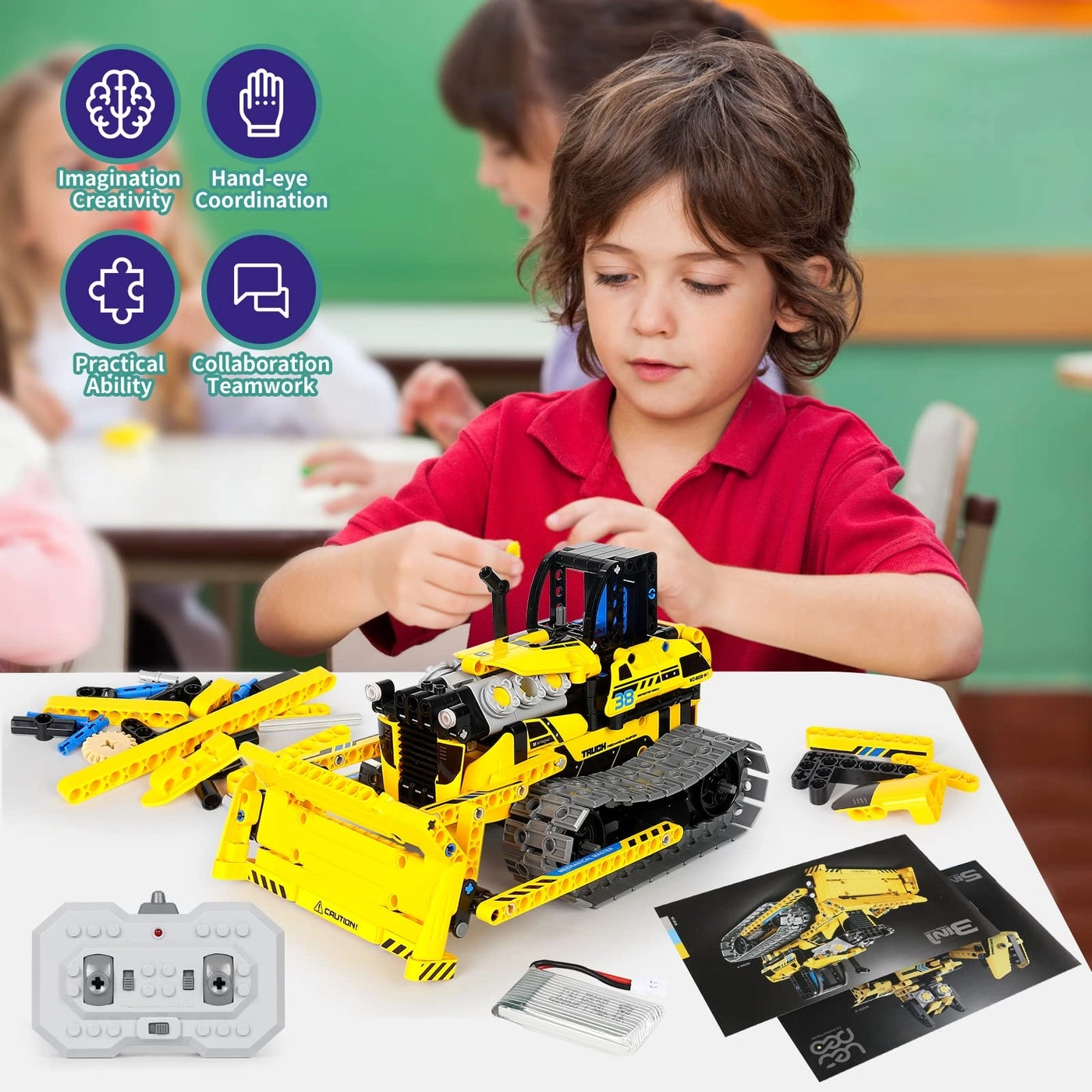 STEM Robot Toy Building Kit - 5 in 1 452 pcs for ages 8-12