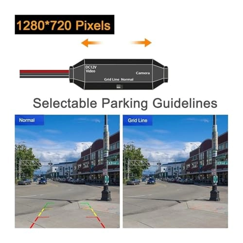 Reversing Camera - Night vision 1280 x 720 px