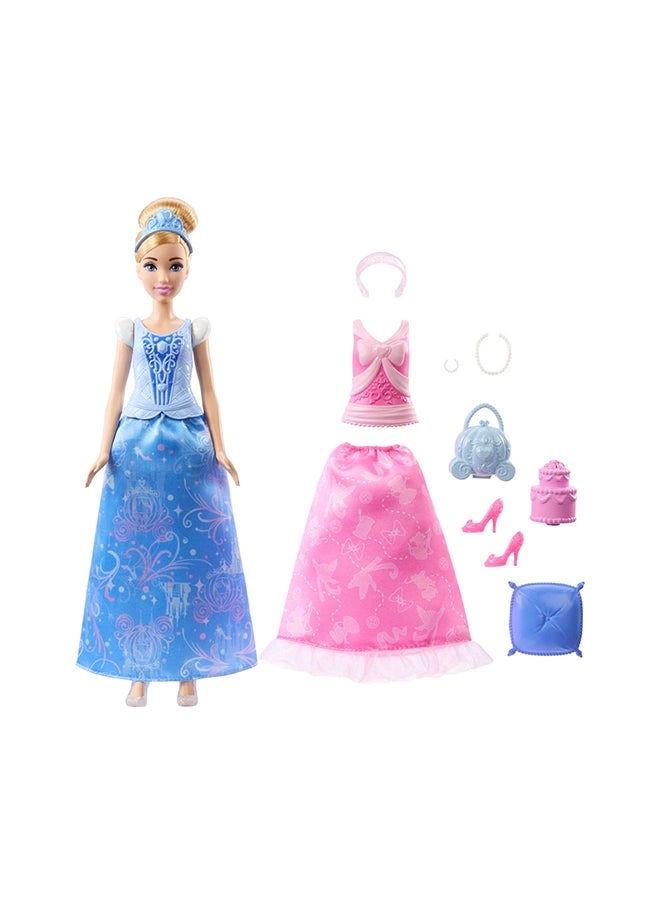 Cinderella Fashion Doll - 2 Looks Accessories 2-in-1 Stories