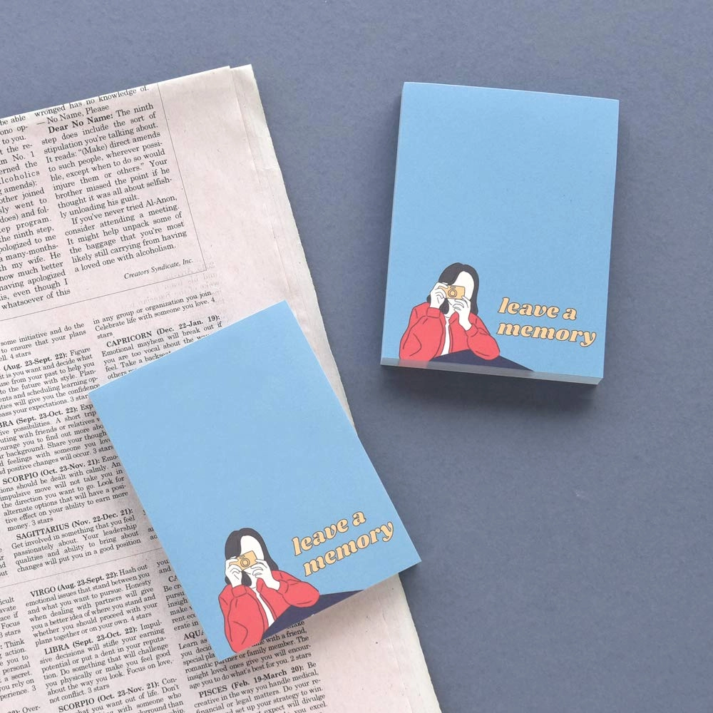 Memopad Softcover - Blank 400 Sheets
