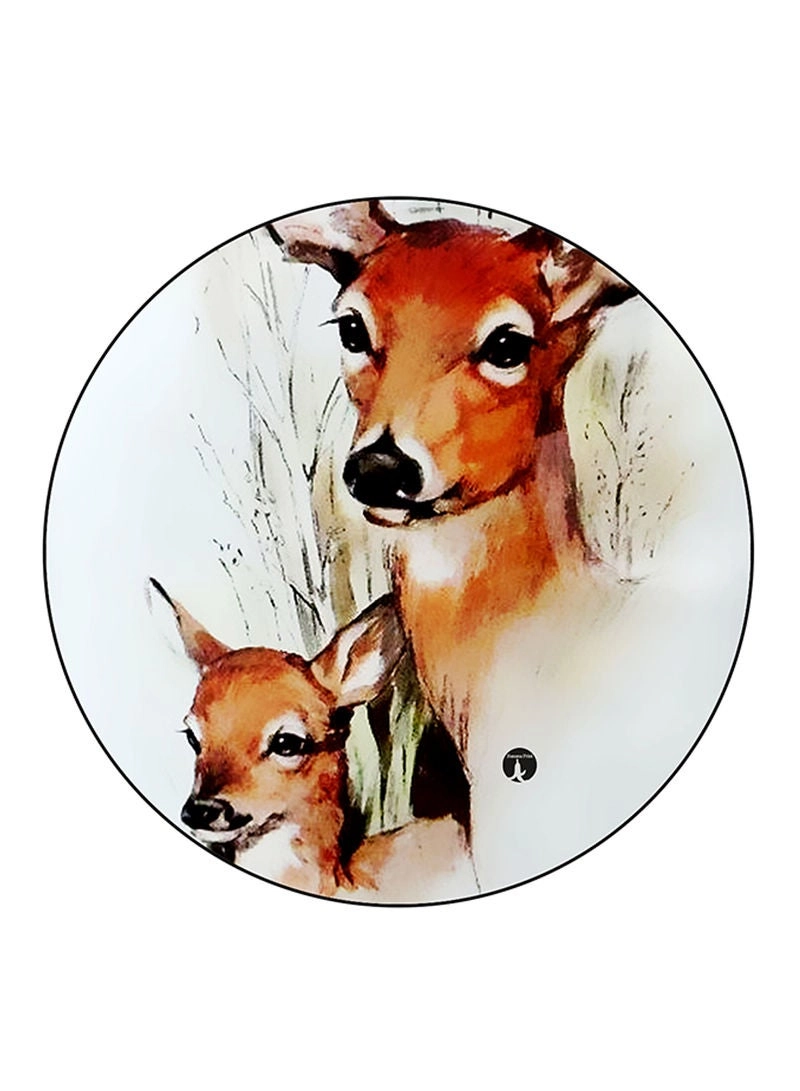 Deer Printed Mouse Pad