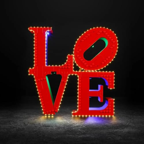LED Light for Lego 31214 Art Love Sculpture Set