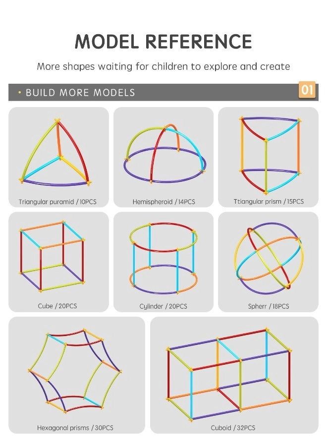 Large Particle Straw Building Blocks