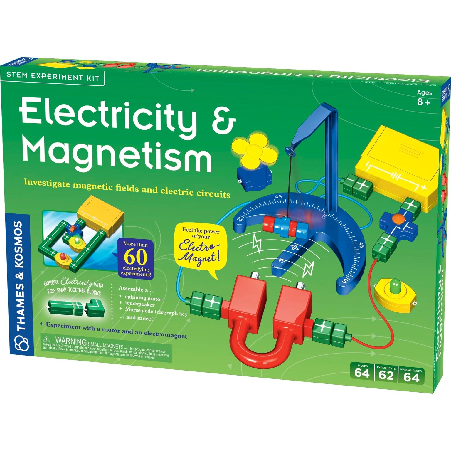 Thames & Kosmos Electricity & Magnetism Science Kit - 8 years+