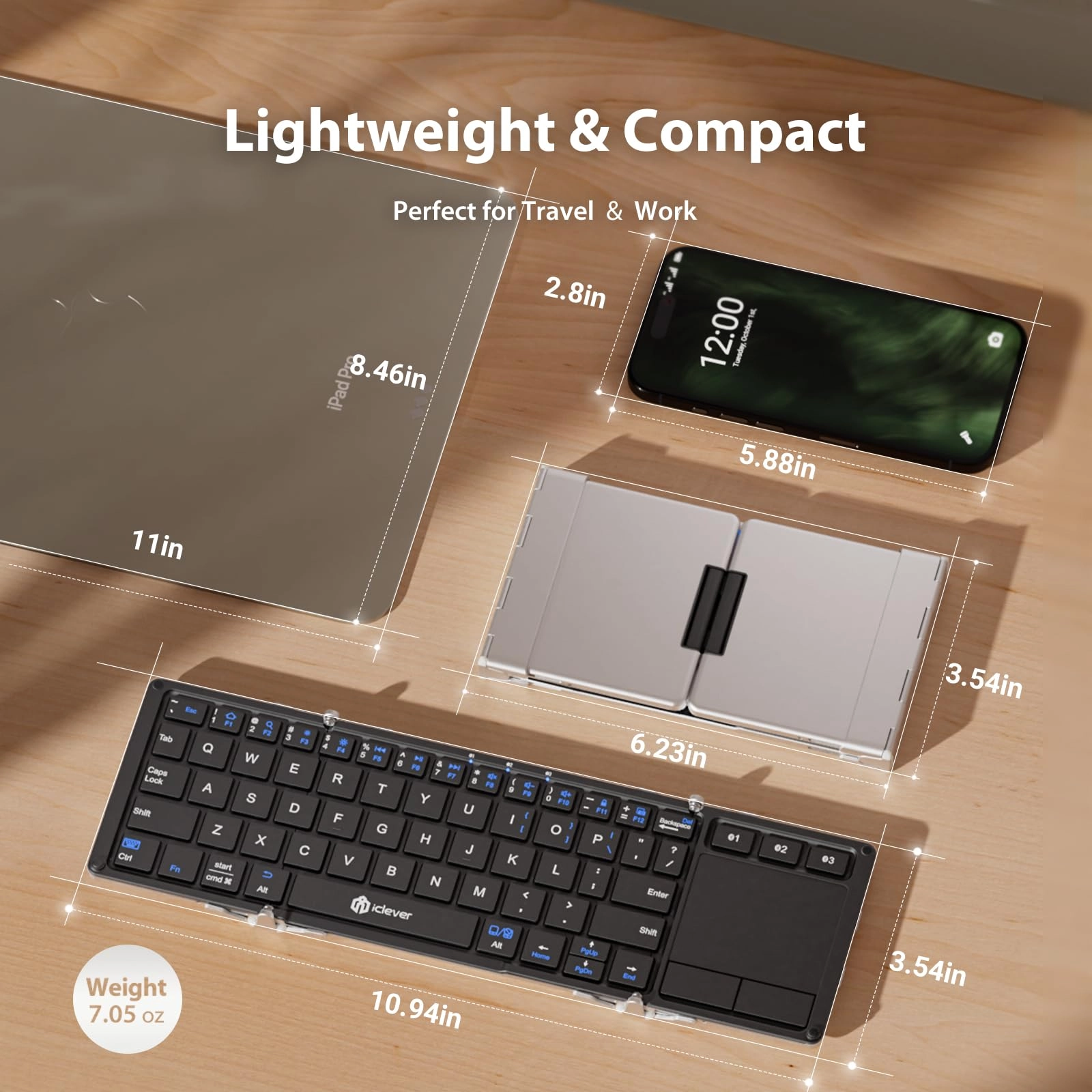 IC-BK08 - QWERTY Bluetooth