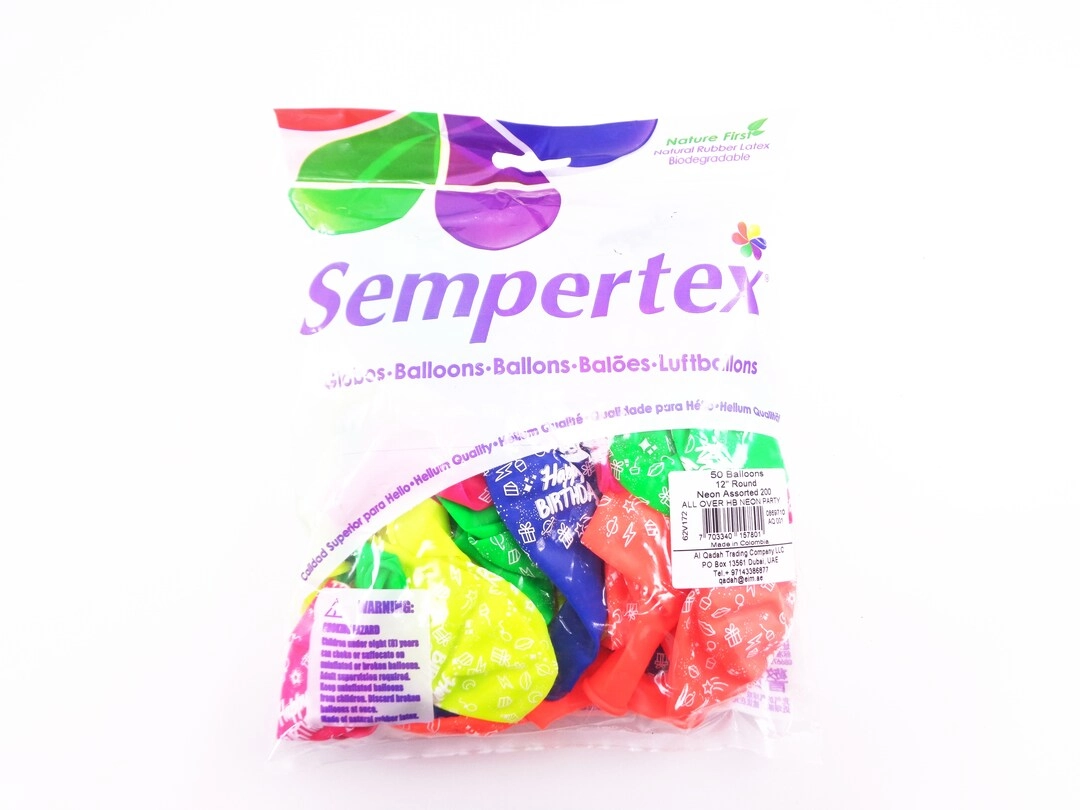 12" Round Balloons - 50pcs