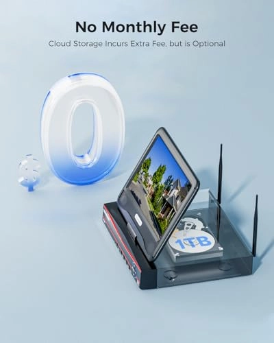 Wireless Security Camera System - 10CH