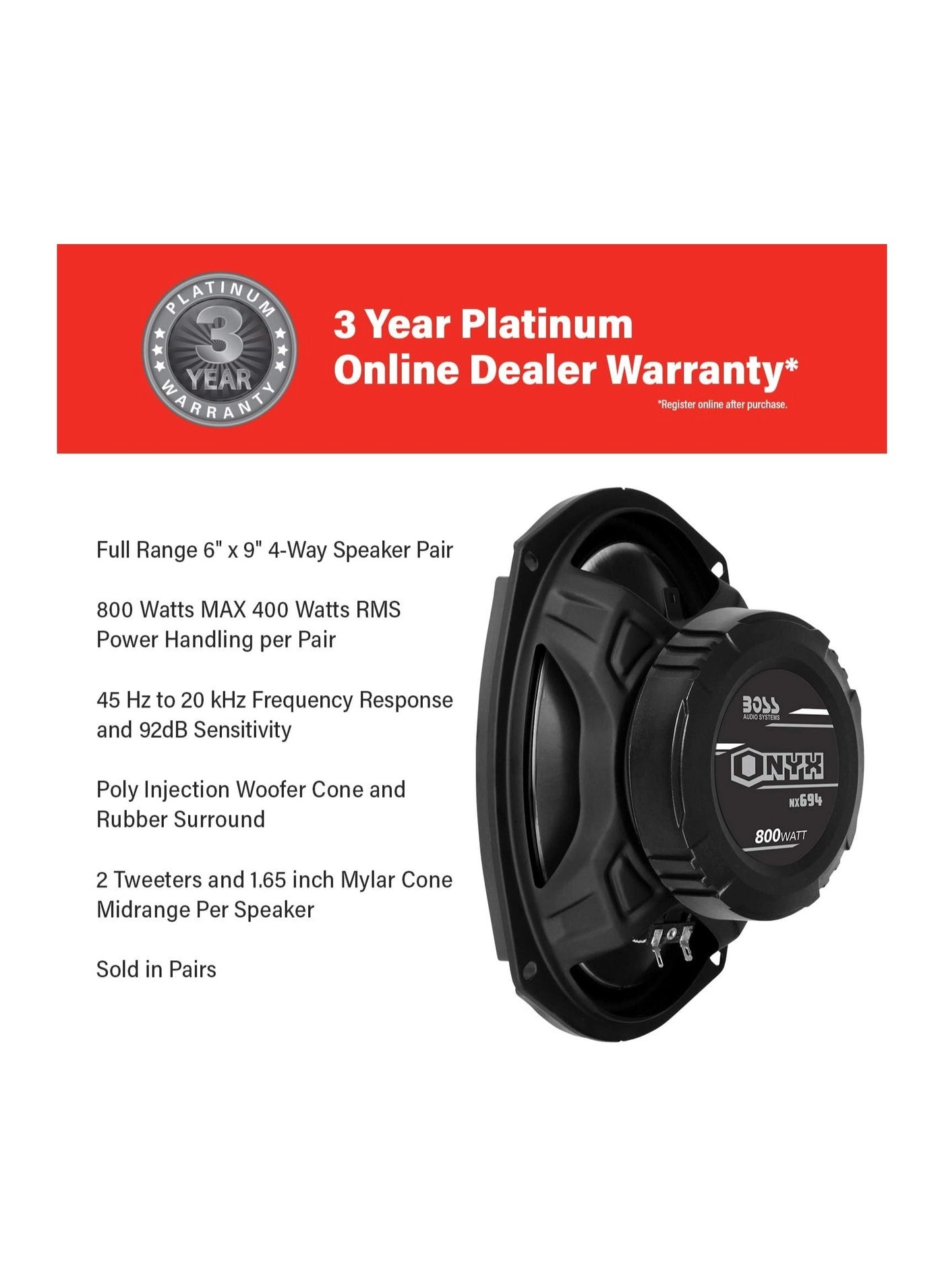 NX694 - 6 x 9 Inch 4 Way