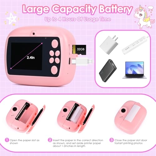 Kinderkamera Sofortbildkamera - 57 x 25 mm