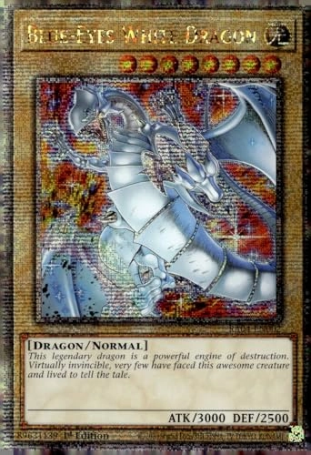 Blue-Eyes White Dragon - RA04-EN002 Quarter Century Secret Rare 1st Edition