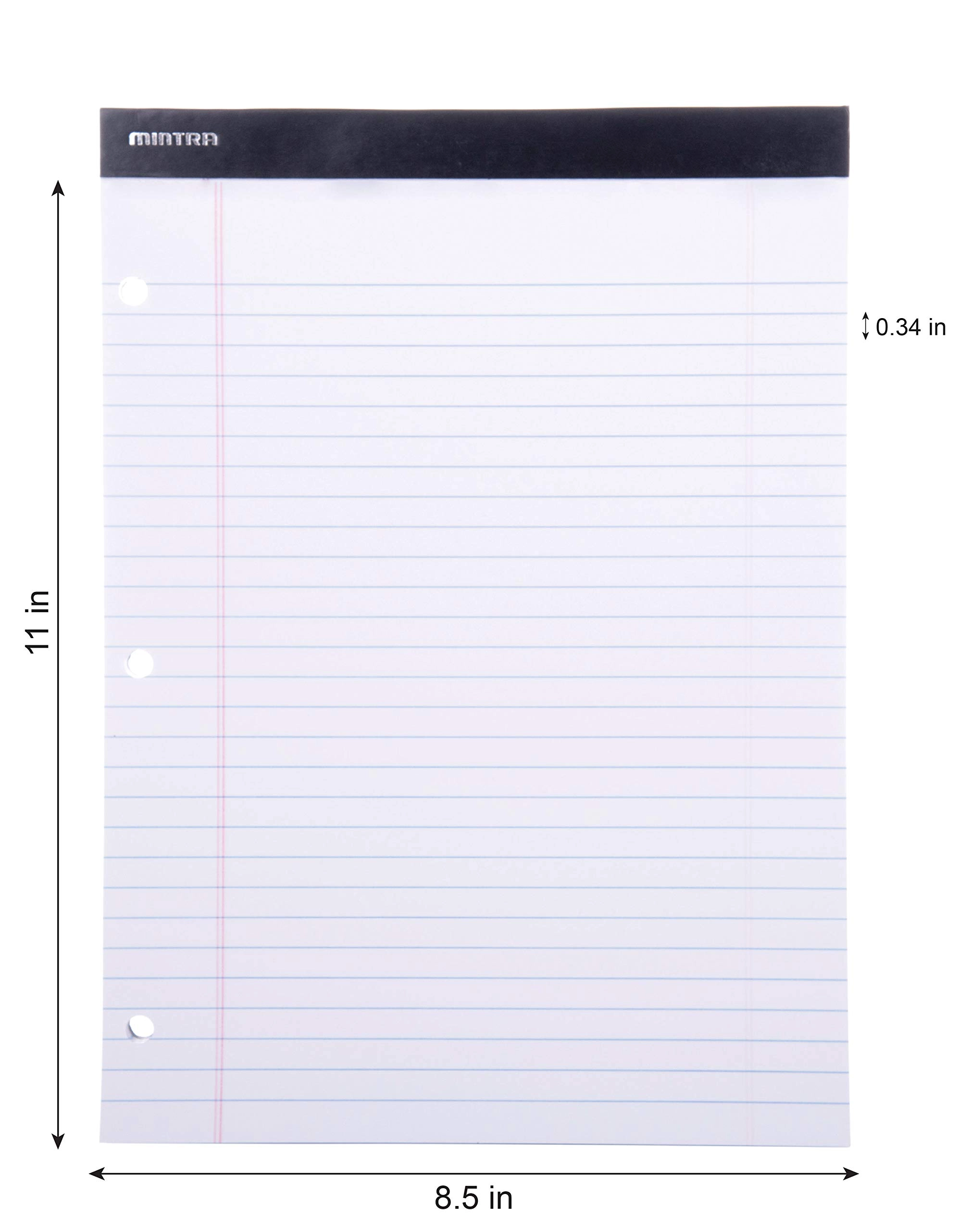 Canary Legal Pads 8.5"x11" Softcover - Lined 50 Pages