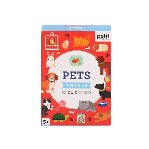 Pets Trivia - 50 Quiz Cards Ages 5+