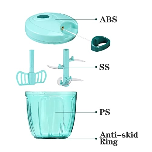 Manual Food Chopper - 900ML 5