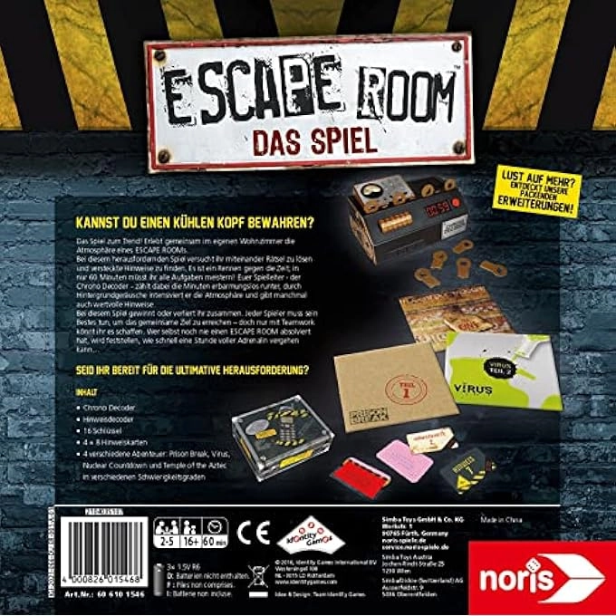Escape Room - 4 Adventures Chrono Decoder
