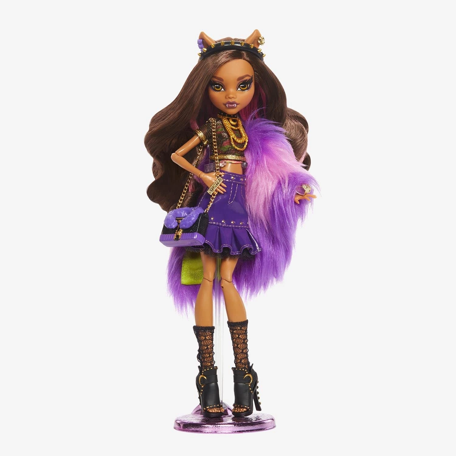 Mattel Clawdeen Wolf Doll - 10.5 inches Faux Fur Ages 15+