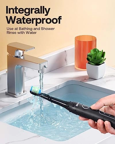 D2 - Sonic toothbrushes pink and black Bundle