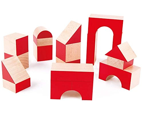 Wooden Blocks Set - 12 months and up 30 pieces